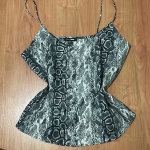 Fashion nova snake skin cami 🐍